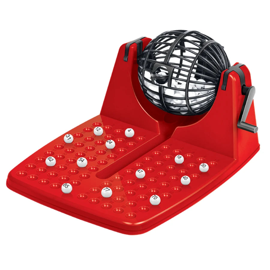 NEW Bingo Lottery Game Mini Simulation Lottery Toys Draw Machine Parent-child Fun Interactive Lottery Board Bingo Set Gifts