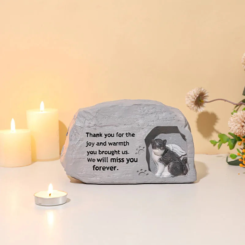 Pet Urn Funeral Memorial Supplies Animal Resin Coffin Ashes Storage Box