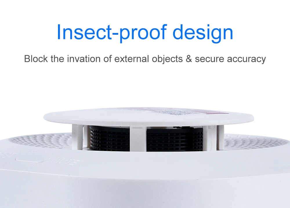 1-10 PCS Set Independent Fire Smoke Sensor Alarm Fire Protection Smokehouse Home Office Hotels Business Shops Security System Smoke Detector  Security Supplies