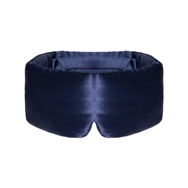 NEW Arrivals 5 Colors Silk Sleep Mask for Eye Cover Sleep Soft Pressure Less Sleeping Mask Eye Skin Anti Wrinkles Adjustable Wide SMYZ003 Outdoor Travel Airplane Hotels