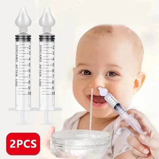 4 PCS Set Home Needle Tube Nasal Aspirator Baby Infant Kids Nose Snot Booger Irrigator Mucus Snivel Cleaner Rhinitis Syringe Washer Babies Health Care Supplies