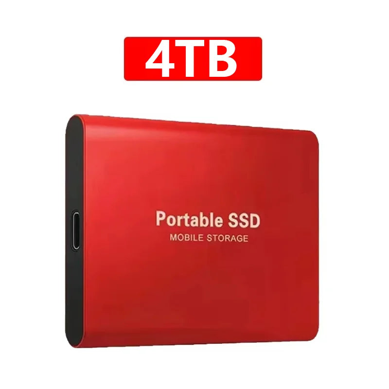 Portable Mobile Hard Disks Lightweight USB 3.2 External Hard Drive Fast Transfer External Solid State Drives For Laptop Desktop PC Computer Accessories