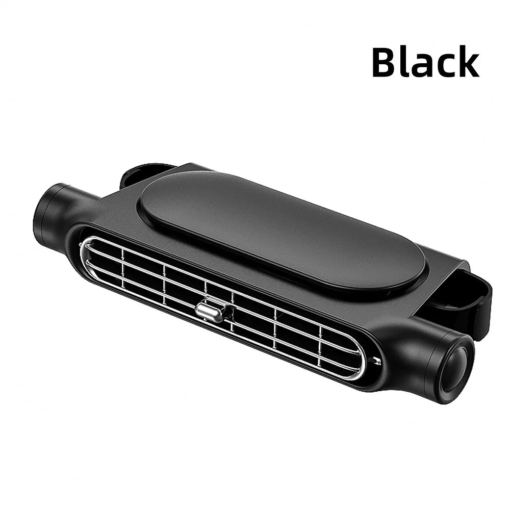 NEW Portable Vehicle Car Truck Seat Headrest Electric Cooling Fan USB Rechargeable Air Conditioner Fan for Rear Backrest Seat Cushion Auto Interior Accessories.