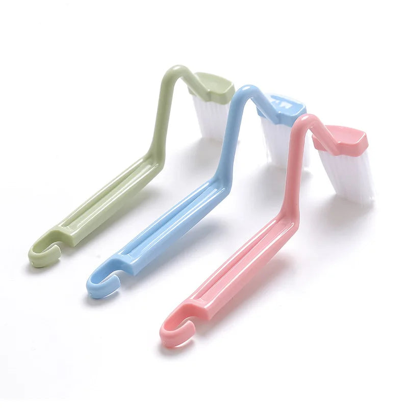NEW 3PCS Set Curved Toilet Brush Long Handle Toilet Kitchen Sink Cleaning Brushes Household Deep Cleaning Tools Bathroom Accessories