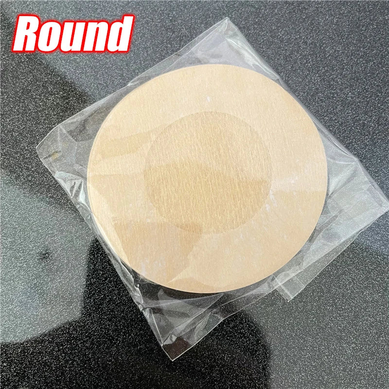 200 PCS Set Round/Flower Type Nipple Sticker Disposable Invisible Chest Sticker Non-Woven Bra Breast Patch Bra-Less Pasties Pad Nipple Cover Sticker Women's Underwear Accessory Sets