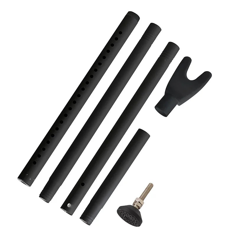 NEW Arrivals Sliding Door Stopper Jammer and Telescoping Security Bar 19-52 Inch Adjustable Length 400 LBS Force Anti-Slip Base for Home Office Hotel Security Supplies