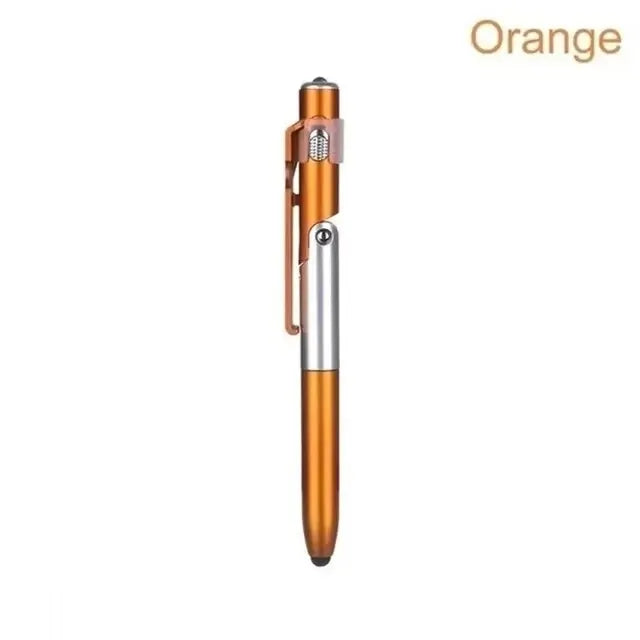 NEW Arrivals 5 PCS Set 5 In 1 Multi-Function Ballpoint Pen With LED Light Fold Phone Holder Night Read Writing Pencil Office Student Stationery Tools