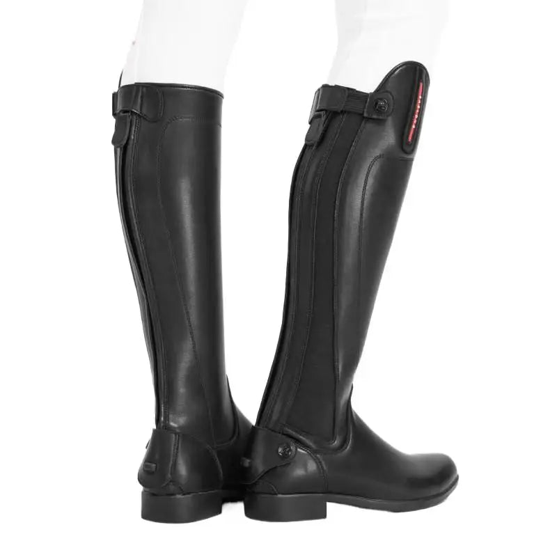 Riding Leather Boots 38-44 Size Cowhide Long Stretch Cowboy Men's and Women's Horse Riding Obstacle Boots Equestrian Footwear Supplies