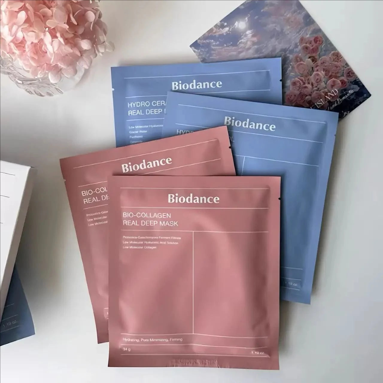 5 Colors Korean Collagen Face Mask Highly Effective Moisturize Improve Skin Elasticity Soothing Repair Non-irritating Face Skin Care Products