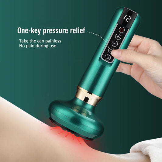 NEW Korean Handheld  Rechargeable Magnetic Cupping Massager Cellulite Fat Suction Machine for Body Sculpting Belly Cellulite Massage