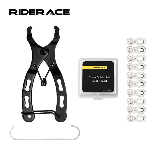 RIDERACE Bicycle Chain Repair Tool Bike Chain Link Connector Joints Magic Buttons For 6/7/8/9/10/11/12 Speed Quick Master Links