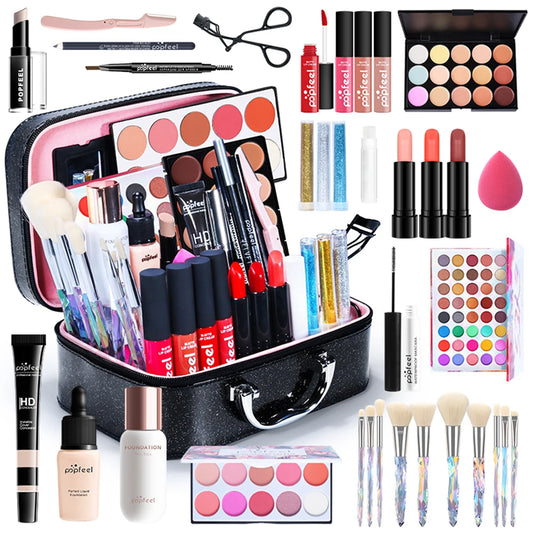 Make-Up Full Kit, for Girls Women, Valentine Gift, Birthday Gift Women Cosmetic Supplies