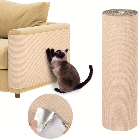 NEW Arrivals 3 Colors 78.7x15.7" Large Customizable Self-Adhesive Cat Scratching Mat - Protects Furniture & Promotes Healthy Claws Home Pets Supplies