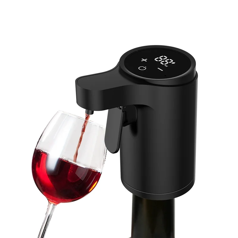 NEW Arrivals Electric Wine Decanter Aerator Dispenser Digital USB Recharging Electric Wine Pourer Aerator Dispenser Pump Pourer Wine Accessories Home Bars Pubs Restaurants Hotels Barware Tools