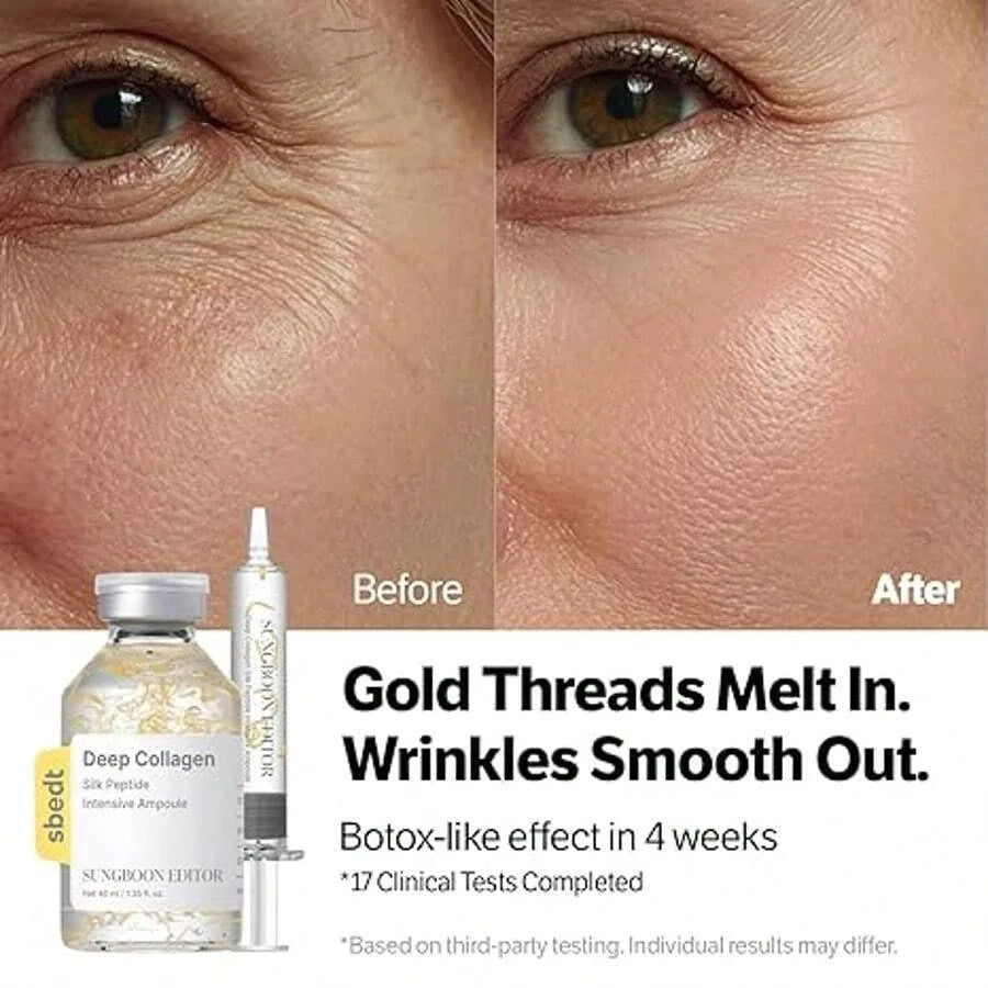 Buy 5 Get 5 Free Silk Peptide Intensive Lifting Ampoule |Anti-Aging Serum For Face With Collagen & 30 Peptide Complex  Skin Tightening & Firming Women Skin Care Supplies