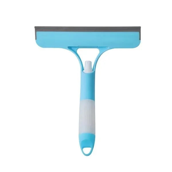 3 Colors Multi-Function Glass Wiper Home Office Window Doors Cleaning Brush Sprayer Cleaning Soap Car Automotive Rubber Brush