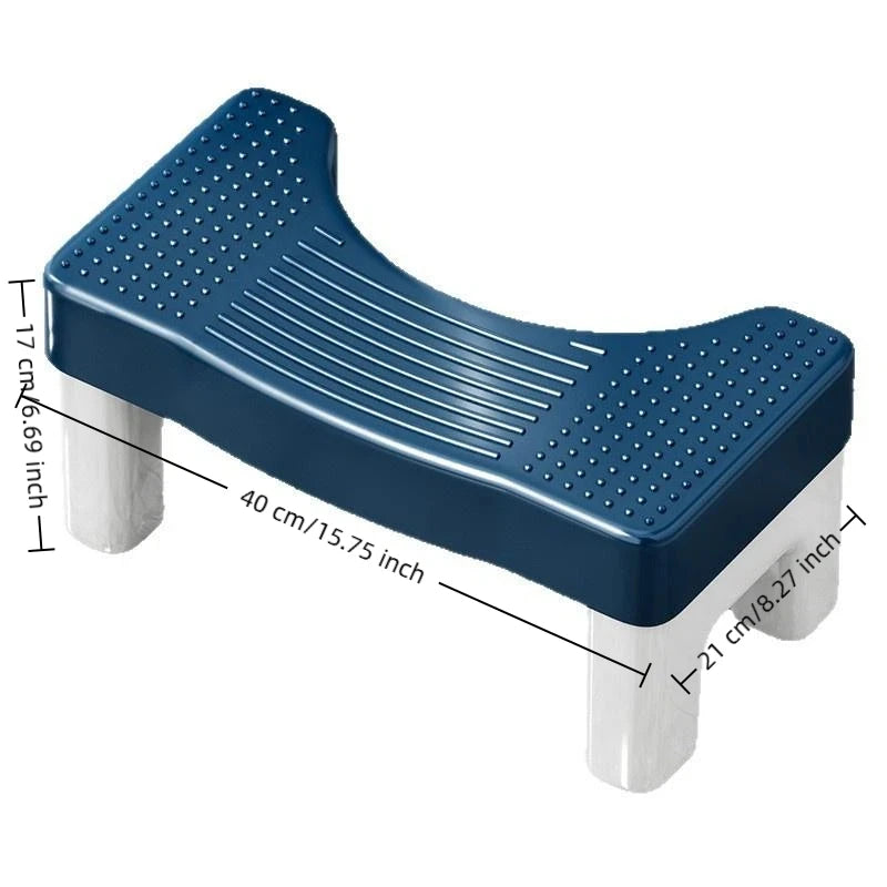 NEW 5 Colors  Sturdy Plastic Toilet Squat Stool Non Slip Surface Stable Legs For Better Bowel Posture Adults Kids Bathroom Accessories