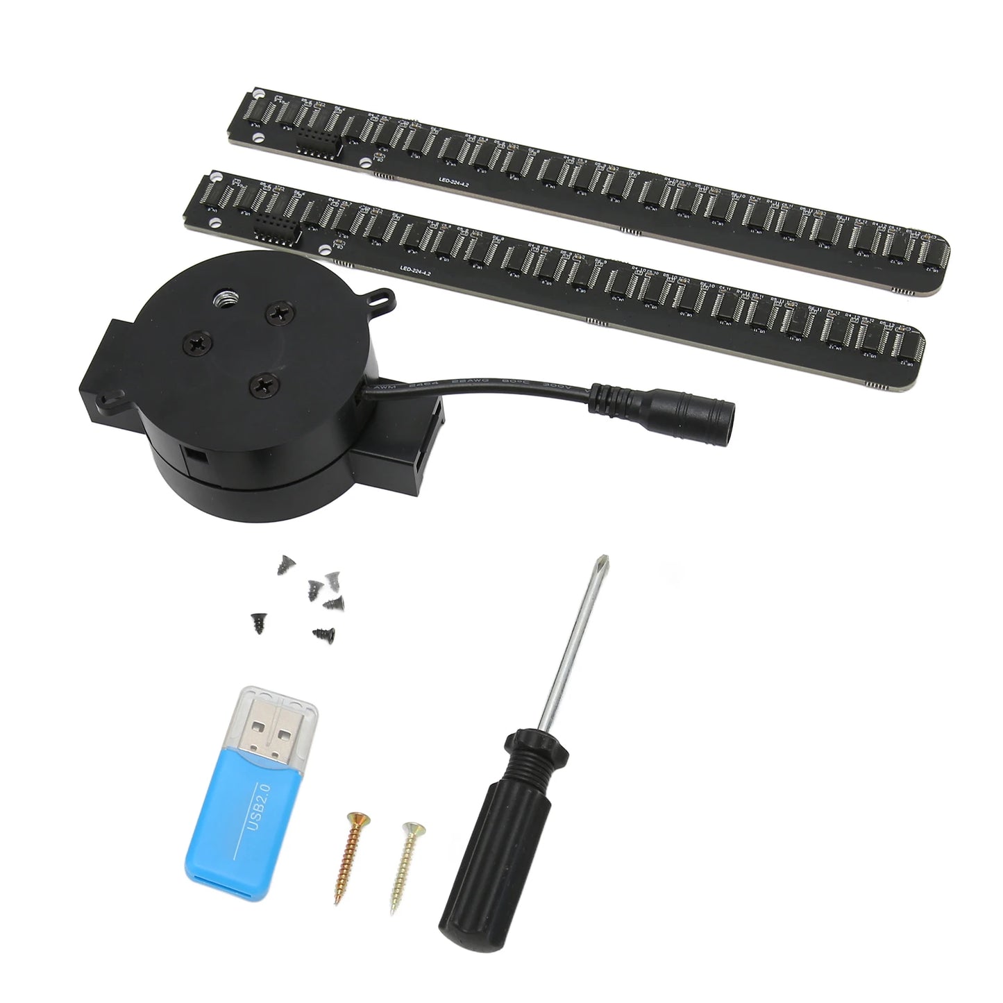 3D Hologram Fan 16.5inch 2000x224 WiFi 3D Projector with 224 LED Light Beads for Business Store Advertising