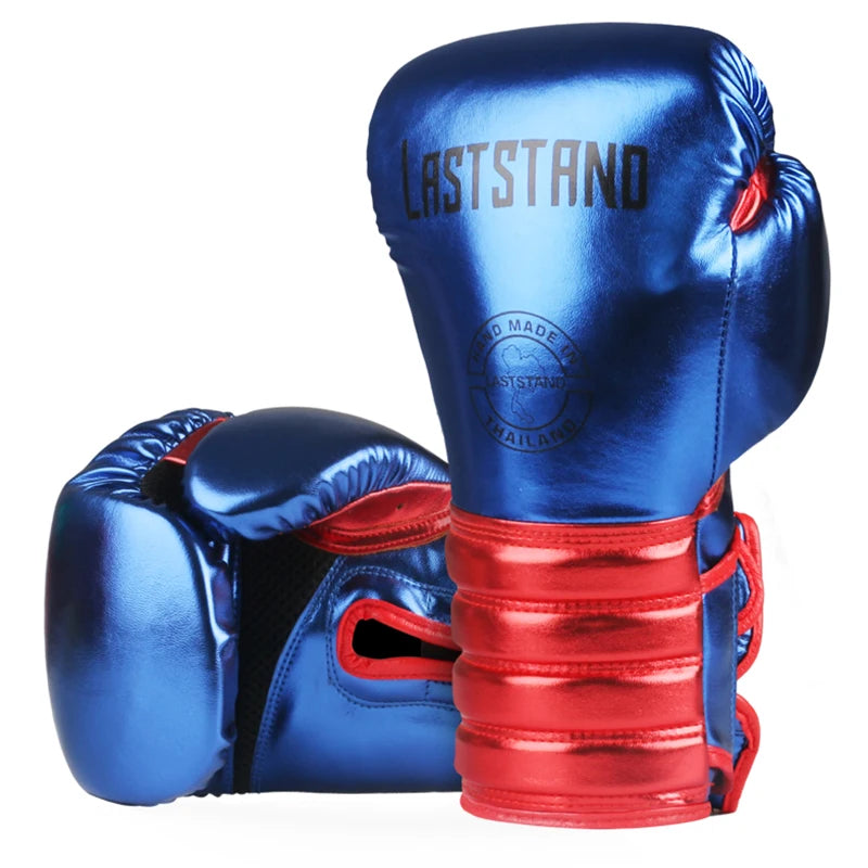 Kick Boxing Gloves for Adult Men Women PU Karate Muay Thai Guantes De Boxeo Free Fight MMA Sanda Training Adults Kids Equipment