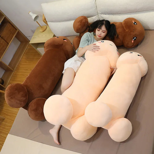 Adult Kawaii Penis Plush Toys Sexy Cute Long Pillow Sex Stuffed Animals Boyfriend Soft Funny adult toys Simulation Girlfriend Gift