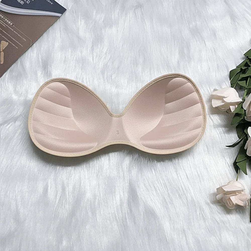 5 Colors High Quality Thick Bra Pads Removable Breathable Push Up Bra Pads Seamless Sponge Padded Women Underwear Accessories