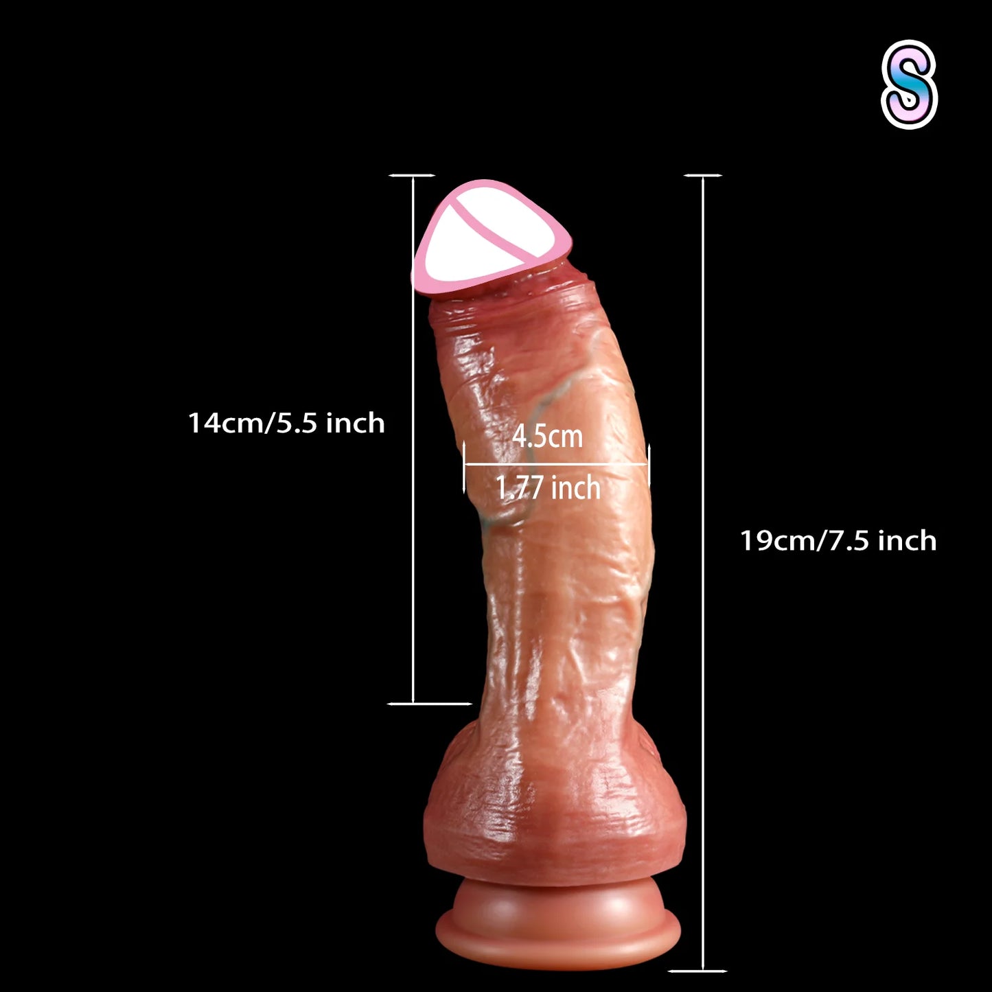 Super Realistic Dildo Real Skin Silicone Huge Dildos Suction Cup Cock Male Soft Artificial Penis Dick Sex Toys for Women Vaginal