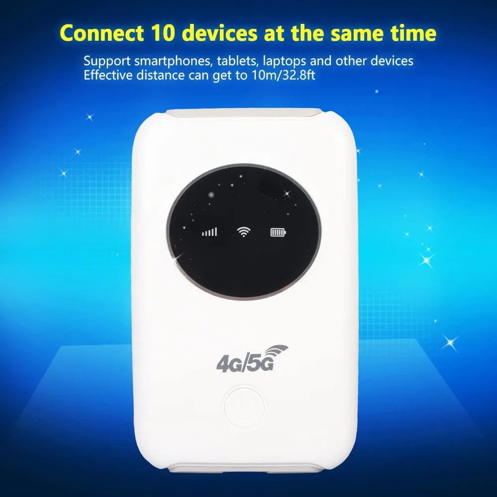 4G/5G 300Mbps Ultra-Link Pocket WI-FI Fast Internet Connection Network Data Transfer  Unlimited Satellite Internet Access Points USB Powered