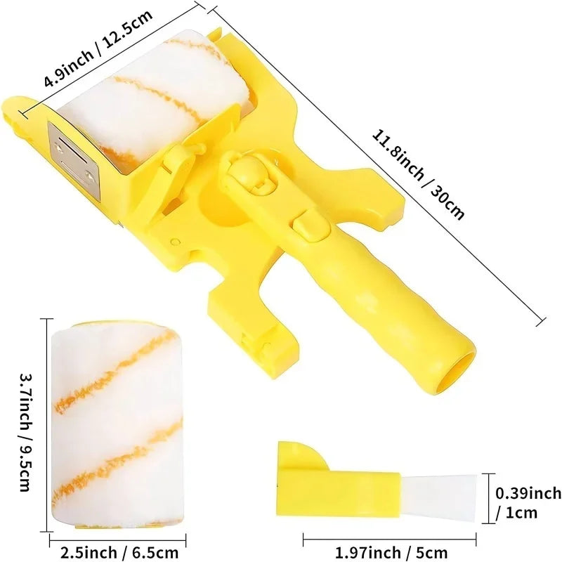 NEW Arrivals Multifunction Paint Brush Roller Corner Brushes Set Household Use Wall Decorative Professional DIY Painting Brush Handle Tool Windows Baseboards Wall Corner Set