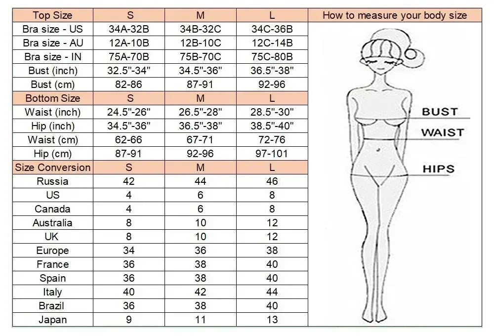 NEW 5 Colors UK Size Shell Scalloped Wrinkled Underwired Bra Cup Bikini Female Swimsuit Women Swimwear 2PCS Bikini Set Push Up Ladies Bathing Suit