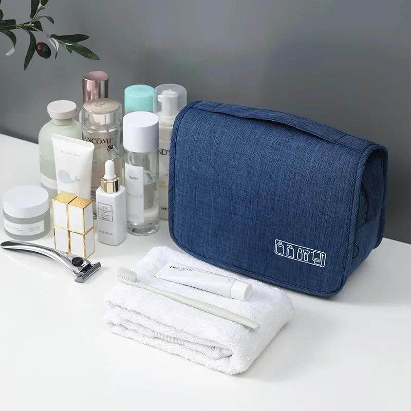 Travel Business Trip Oxford Fabric Women Men Business Portable Storage Bag Toiletries Organizer Women Cosmetic Bag Waterproof Hanging Travel Wash Pouch