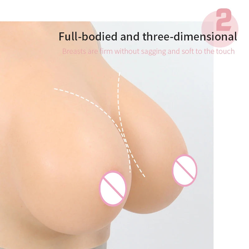 Silicone Breast Forms for Crossdressers Breast Plate Crossdresser Silicone Fake Boobs Transgender Cosplay Drag Queen Clothing Costumes Supplies