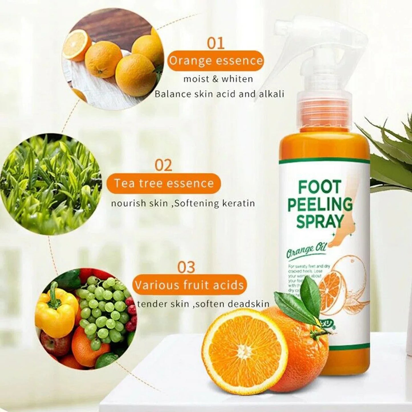 Buy 5 Get 5 Free 110ML Foot Cuticle Remove Dead Foot Exfoliator Softener Remove Dead Skin and Calluses Foot Mask Pedicure Nail Enhancer Women Men Skin Care Supplies