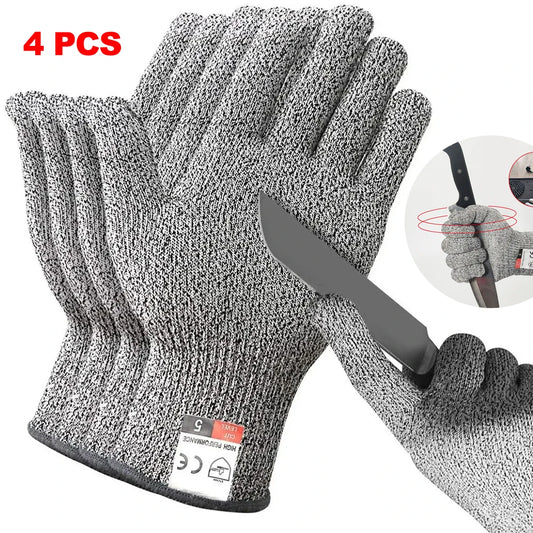 Safety Anti Cut Gloves High-Strength Industry Kitchen Gardening Anti-Scratch Anti-Cut Glass Cutting Multi-Purpose