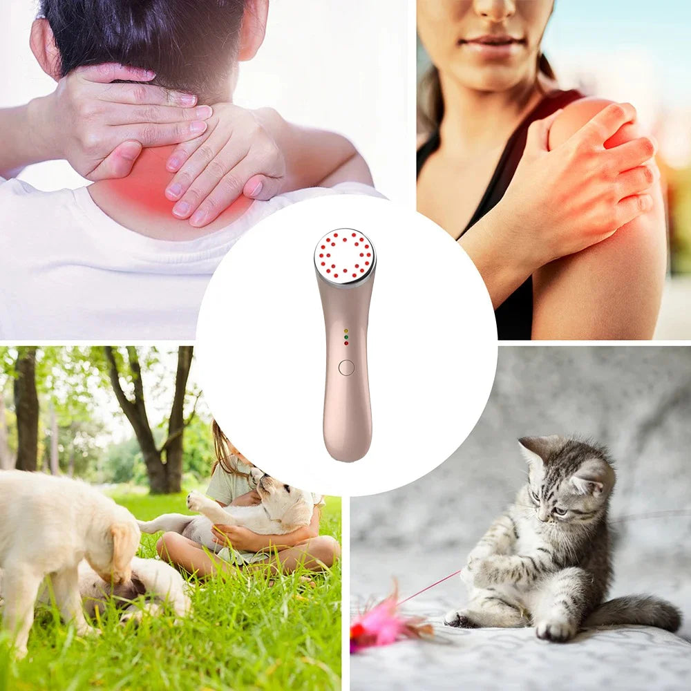 NEW Arrivals Hand-held Physical Treatment  Red Light Cold Laser Therapy Device For Relieve Neck Back Arthritis Pain Body Care Accessories Health Care Products