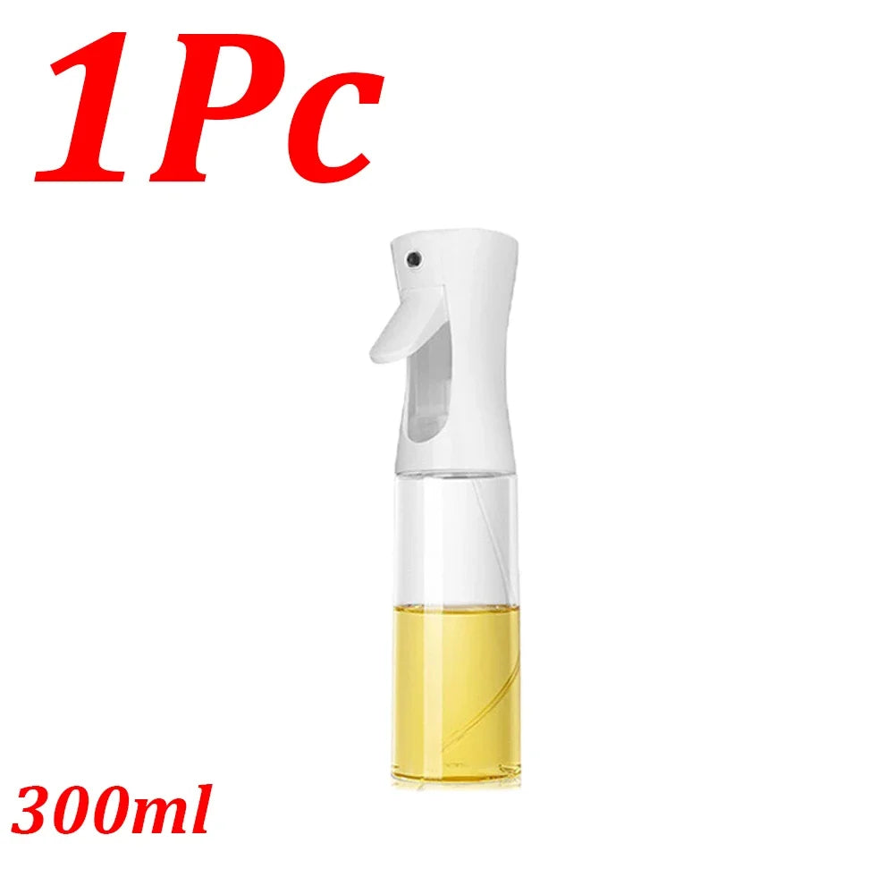 NEW Arrivals 4PCS Set Spray Oil Sprayer Dispenser Edible Olive Oil Spray 300/500ML Oil Sprayer Cooking Baking Vinegar Soy Sauce Spray Container Kitchen Accessories