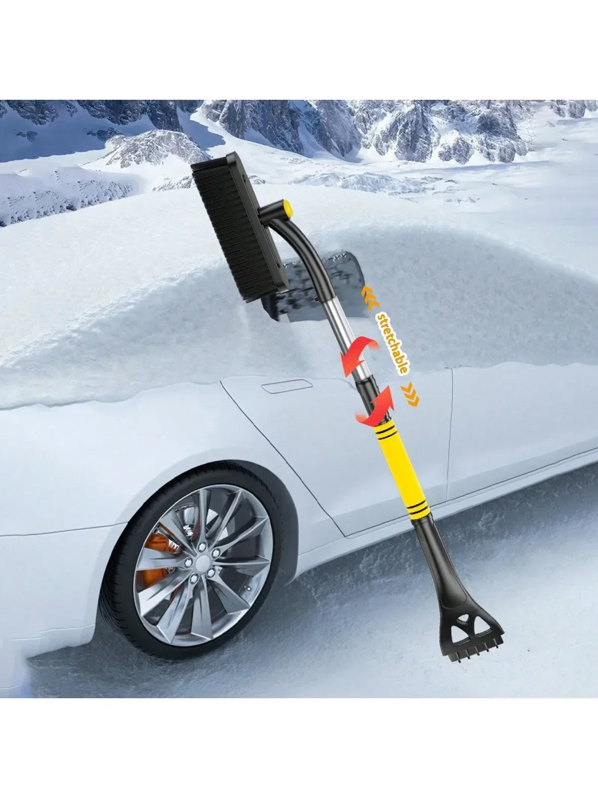 Car Snow Plow Tool Snow Brush Defrosting and Deicing Shovel Multi-Purpose Snow Scraper Car 3-in-1 Snow Shovel