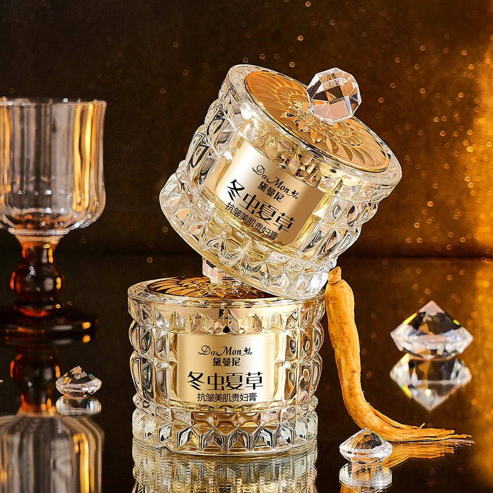 NEW Korean Beauty Salon Cordyceps Sinensis Moisturizing Nourishing Luxury Face Cream Hydrating Face Primer Concealer Brighten Facial Cream Women Skin Care Supplies Korean Products