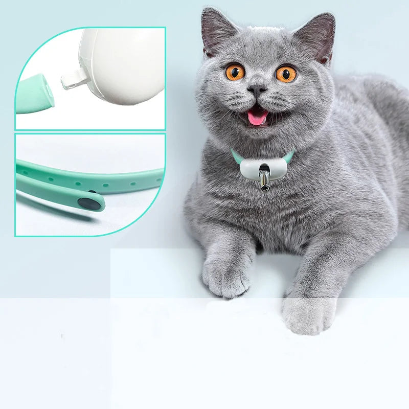 Laser Teasing Cat Collar Electric USB Charging Kitten Amusing Toys Interactive Training Pet Items Automatic Cat Toy