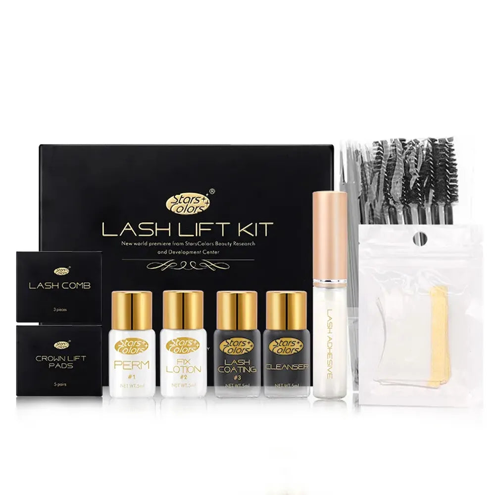 Lash Lift and Tint kit Professional Eyelash Perm Kit Long Lasting Eyelash Curling Lash Extension Set Permanent Makeup for Salon