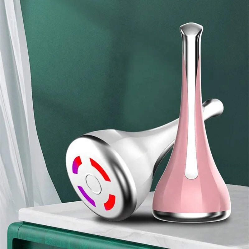 New 3 In1 Ultrasonic Ion Microcurrent Introduce Woman Lifting And Firming Facial Vibration Beauty Face Eye Massager Skin Care