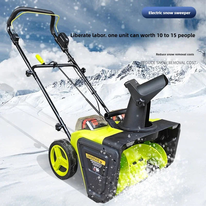 NEW Arrivals Electric Snow Plow Household Snow Courtyard Clearing Small Road Property Community Multi-Functional Hand Push Plow Artifact Thrower