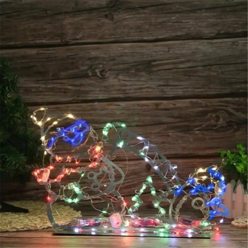 Christmas New Year Eve Home Outdoor Garden Courtyard Lawn Decoration Animated Snowball Fight Active Light String Frame Set Decor Holiday Party Snow Glowing Decorative Sign Accessories Sets Supplies