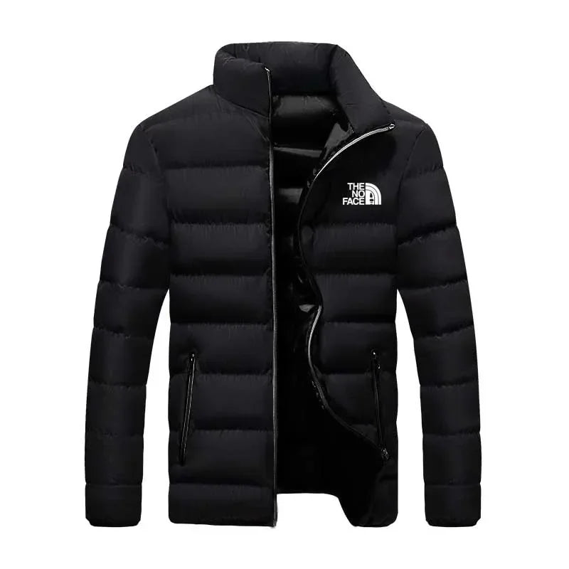 NEW Arrivals M-5XL 9 Colors Men's Cotton Padded Jacket Thick Warm Parka Coats Casual Monochrome Windbreaker Stand Collar Outwear Male Winter Warm Snow Outerwear Men Casual Sports Fashion Apparel Supplies