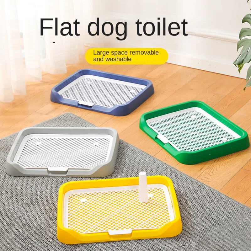 Pet Dog Toilet Portable Dog Potty Pan Trainer Litter Box Anti-Splash Pets Wc Toilet Puppy Kitten Cleaning Tool