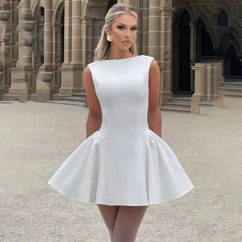 NEW Arrivals 5 Colors 4 Patterns Button Backless Italian Bodycon Short Sexy A-Line Dress Women Evening Nightclub Party Dress Long Sleeve Mini Autumn Spring Dress Girls Ladies Luxury Fashion Clothing Supplies