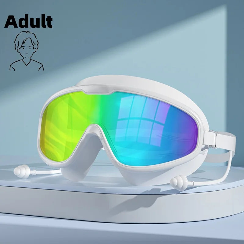 NEW Arrivals 12 Colors Swimming Goggles with Waterproof and Anti Fog High-Definition Professional Diving Goggles for Adult Boys and Girls Swimming Sport Accessories