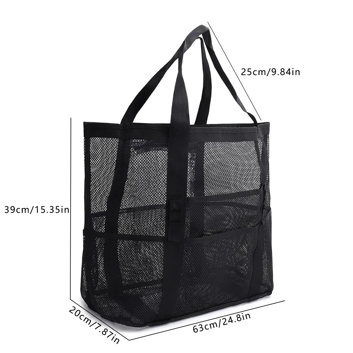 Minimalist Large Capacity Mesh Beach Bag