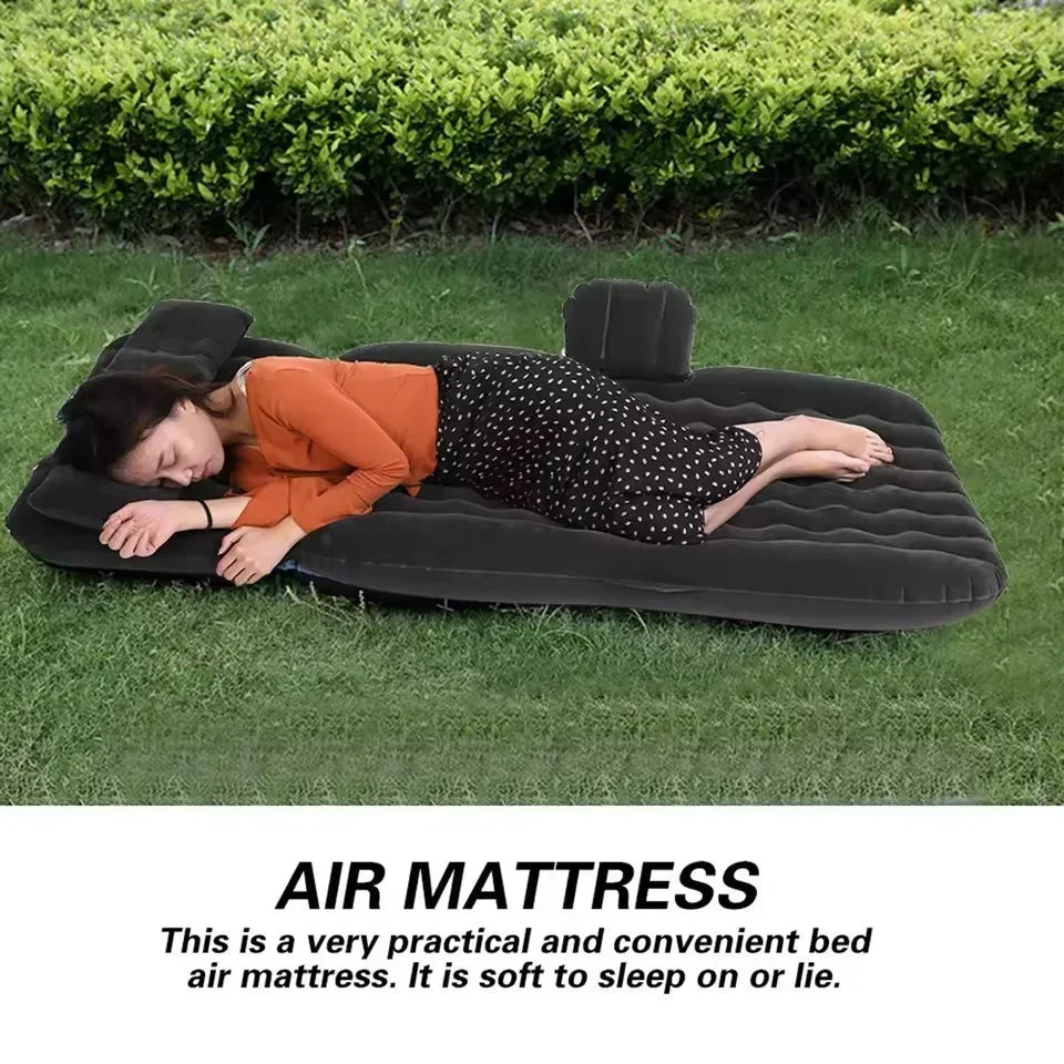 NEW Arrivals Outdoor Inflatable Furniture Car Back Seat Holiday Travel Mattress Thickened Portable Camping Bed Mat Home Living Sleeping Pad