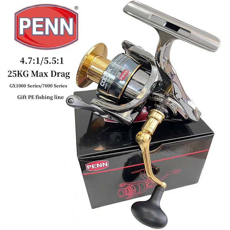 Professional  Fishing Spinning Reel 13+1BB Bearings Zero Backlash 7000 Series Aluminum Alloy Precision Carved Spool Full Metal Folding Handle