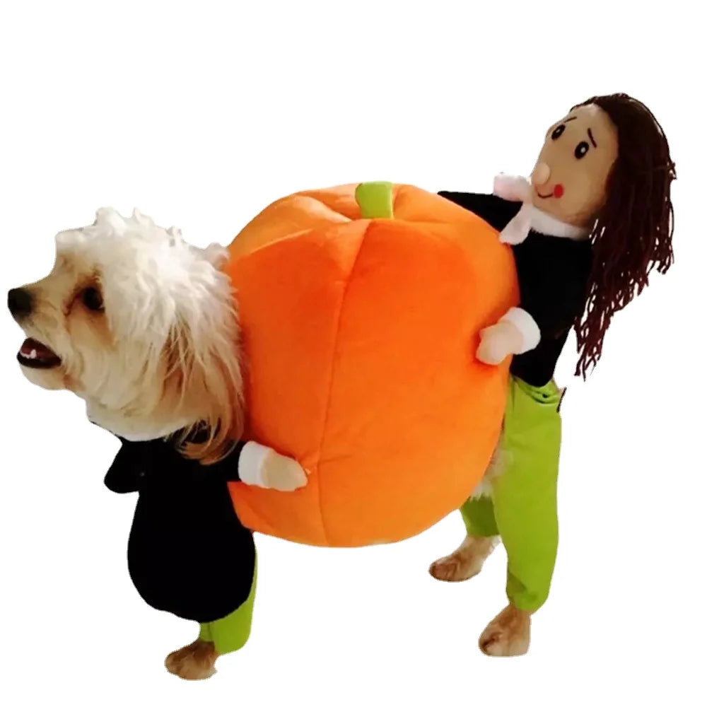 Pet Costume Halloween Dog Cat Clothes Funny Pet Pumpkin Costume Cosplay Special Events Apparel Outfit Dog Clothes Pet Supplies